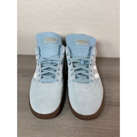 Adidas Busenitz Men’s 12 Sneaker Skateboarding Shoe Ash Gray Gum Blue Athletic - Picture 3 of 9